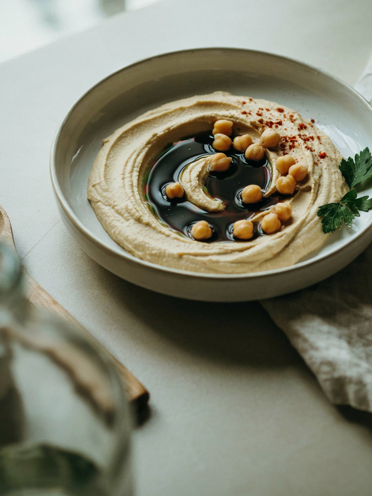 Hummus con aceite de calabaza – galería 3