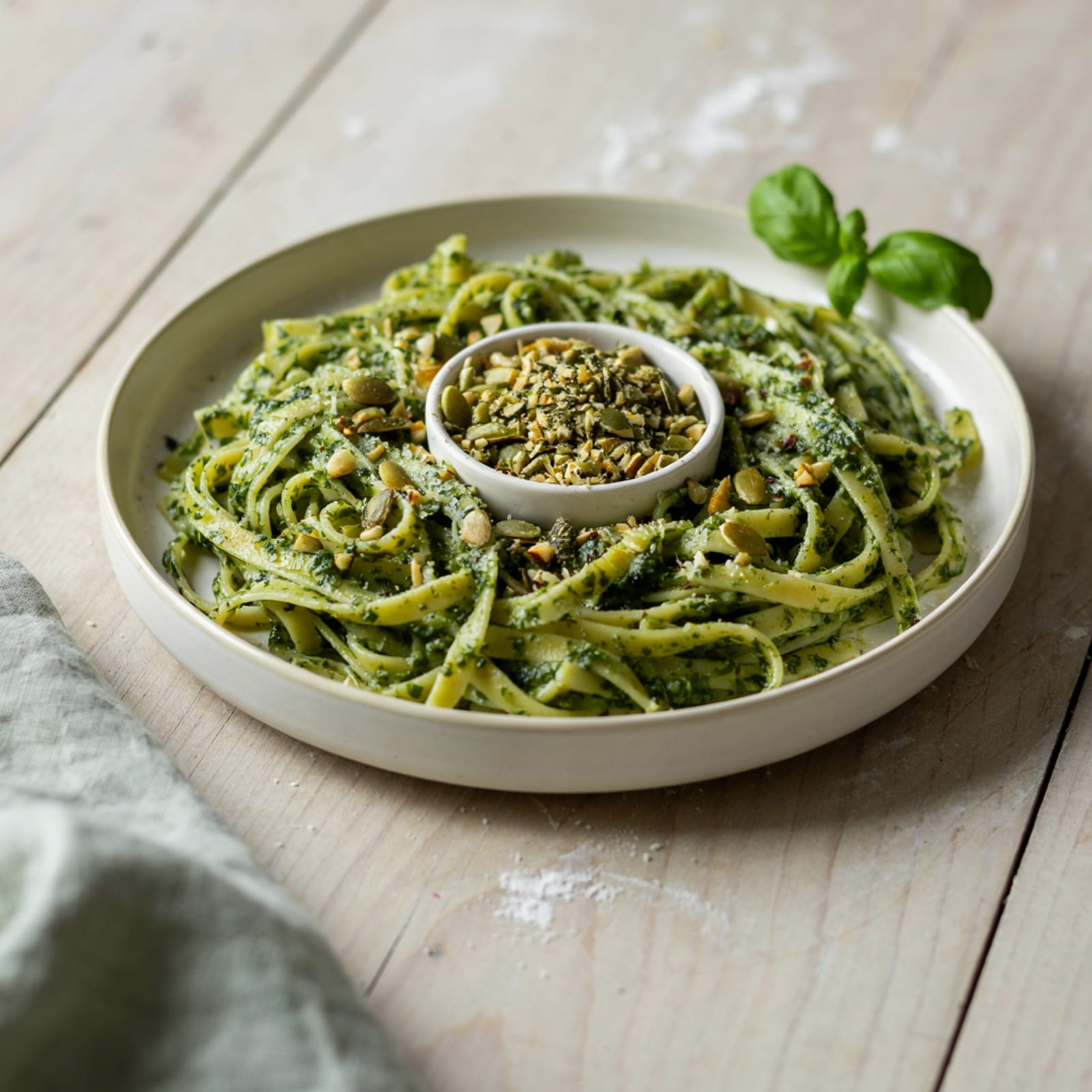 Pasta con pesto de pipas de calabaza – galería 2