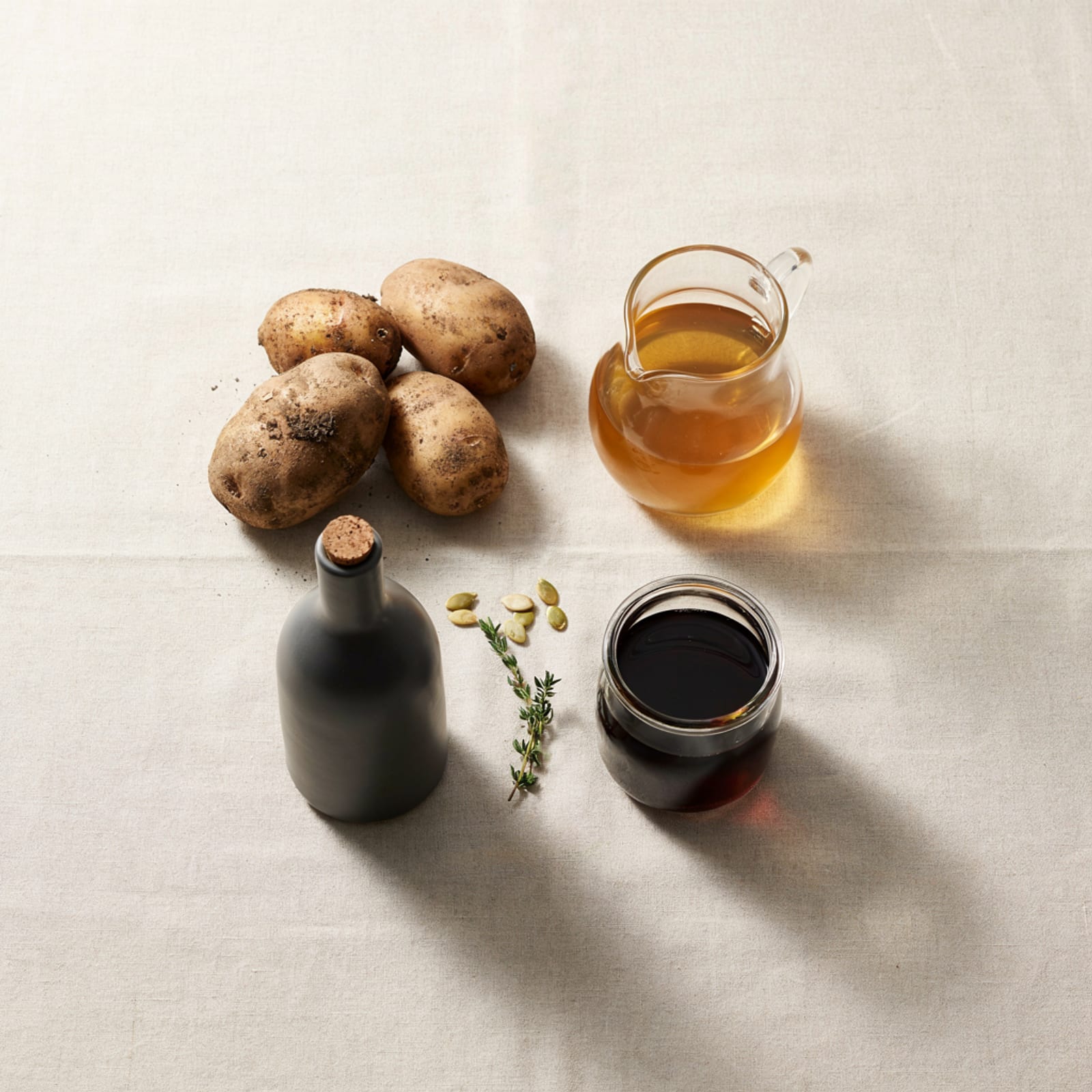 Ensalada de patata con aceite de calabaza – galería 2