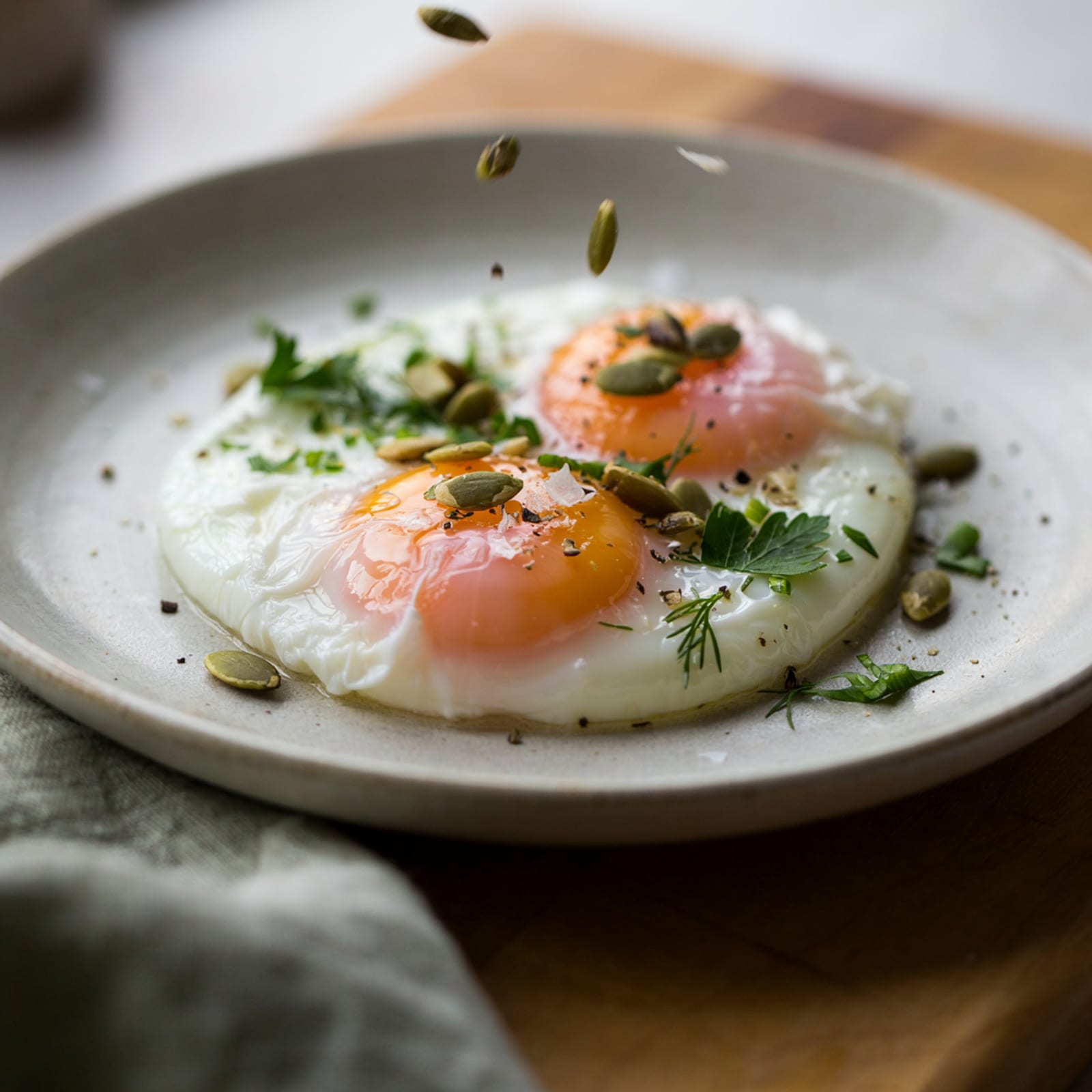 Huevos pasados por agua con aceite de calabaza – galería 2