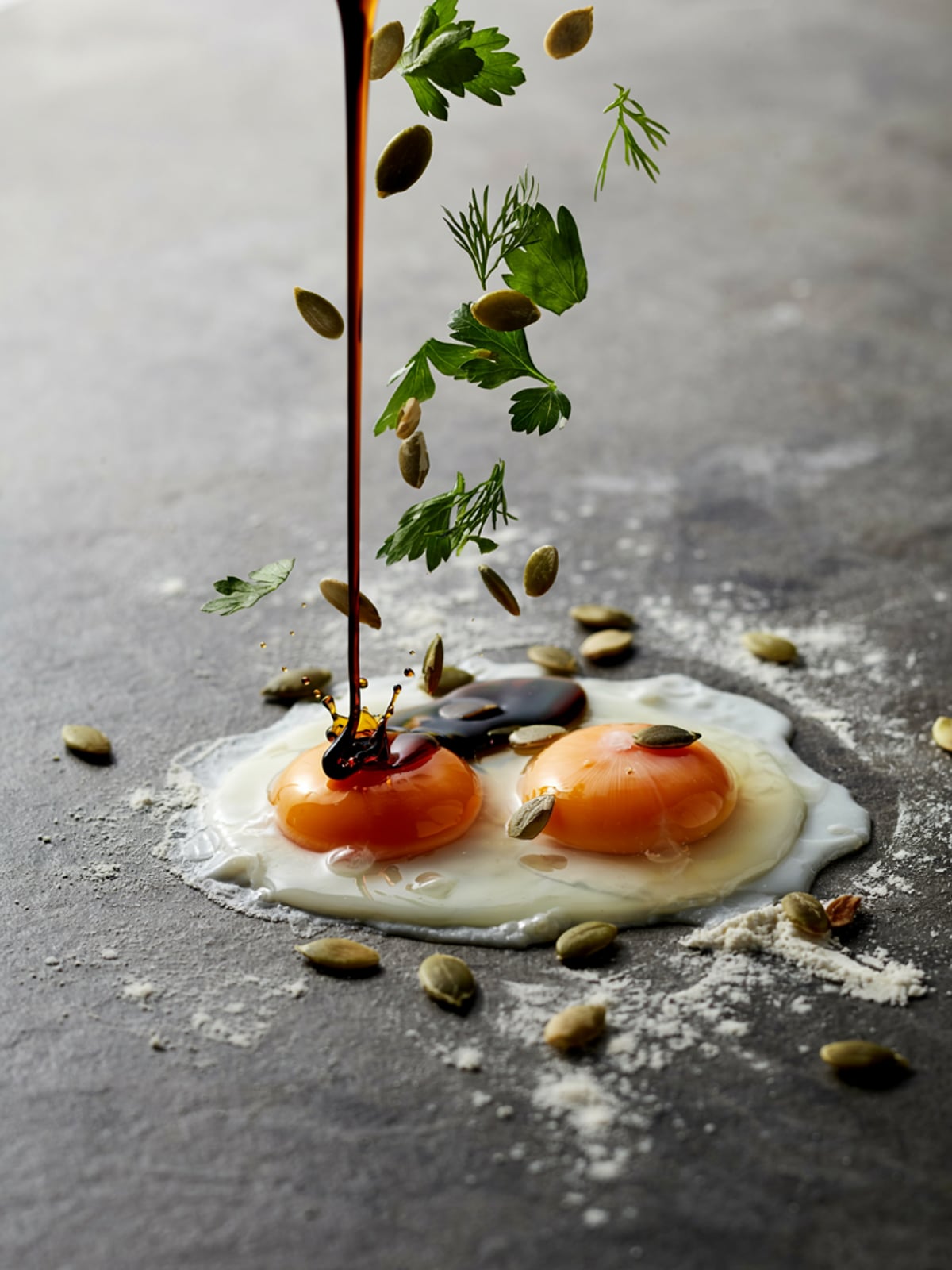 Huevos pasados por agua con aceite de calabaza – galería 3