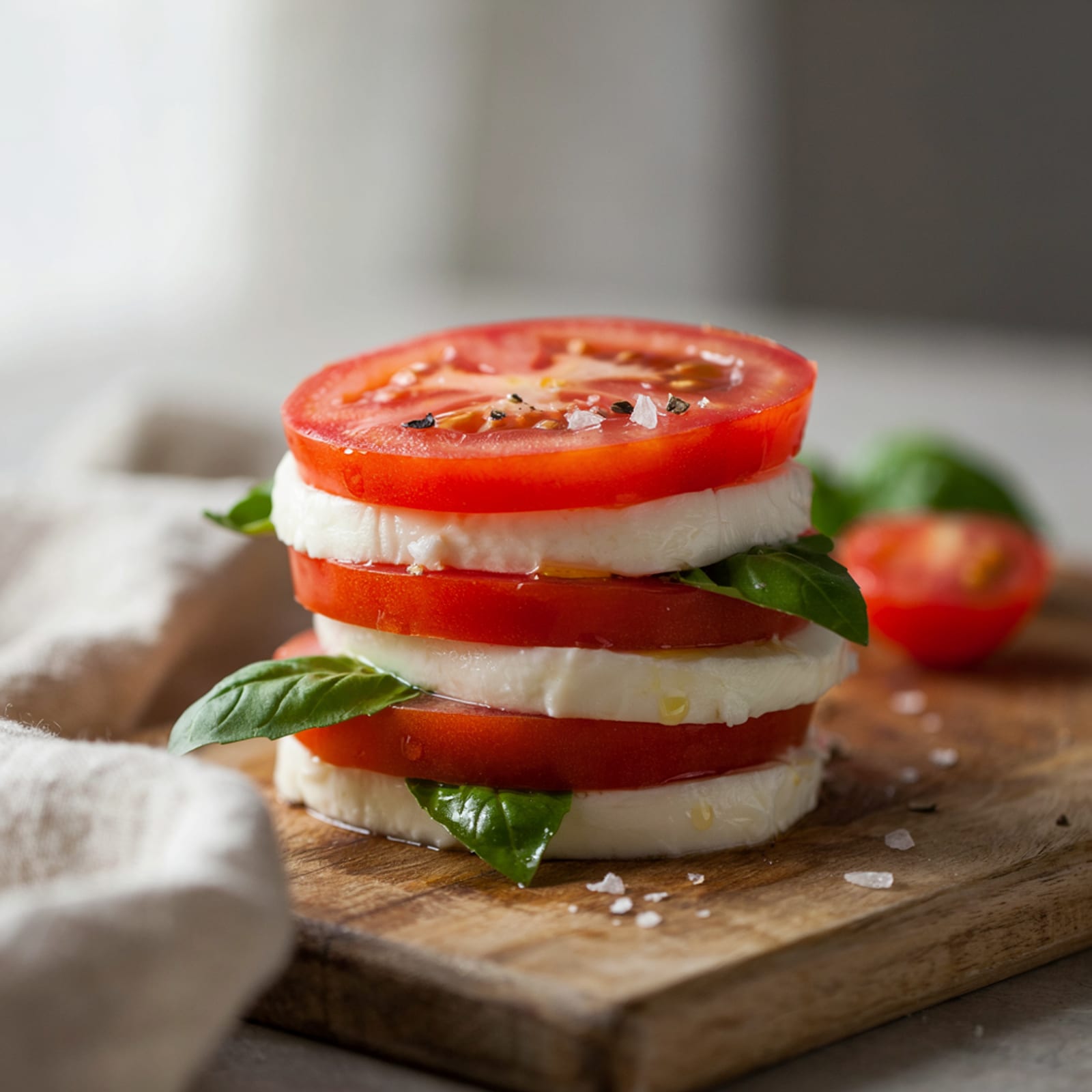 Tomate y mozzarella con aceite de calabaza – galería 2