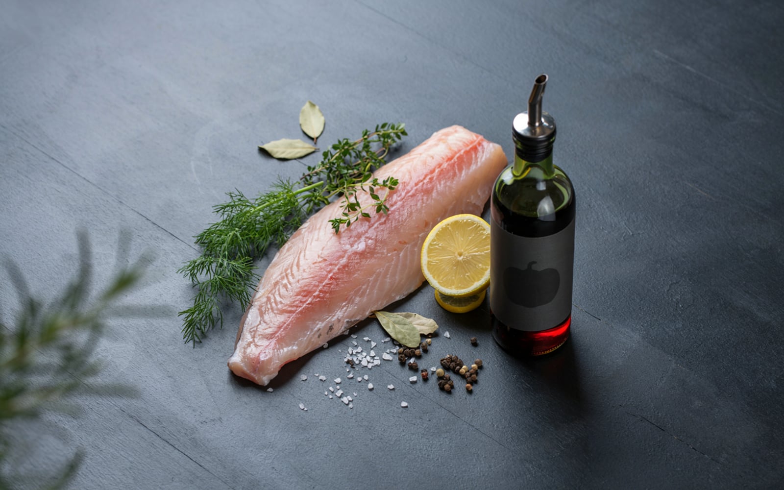 Filete de trucha con aceite de calabaza – galería 1