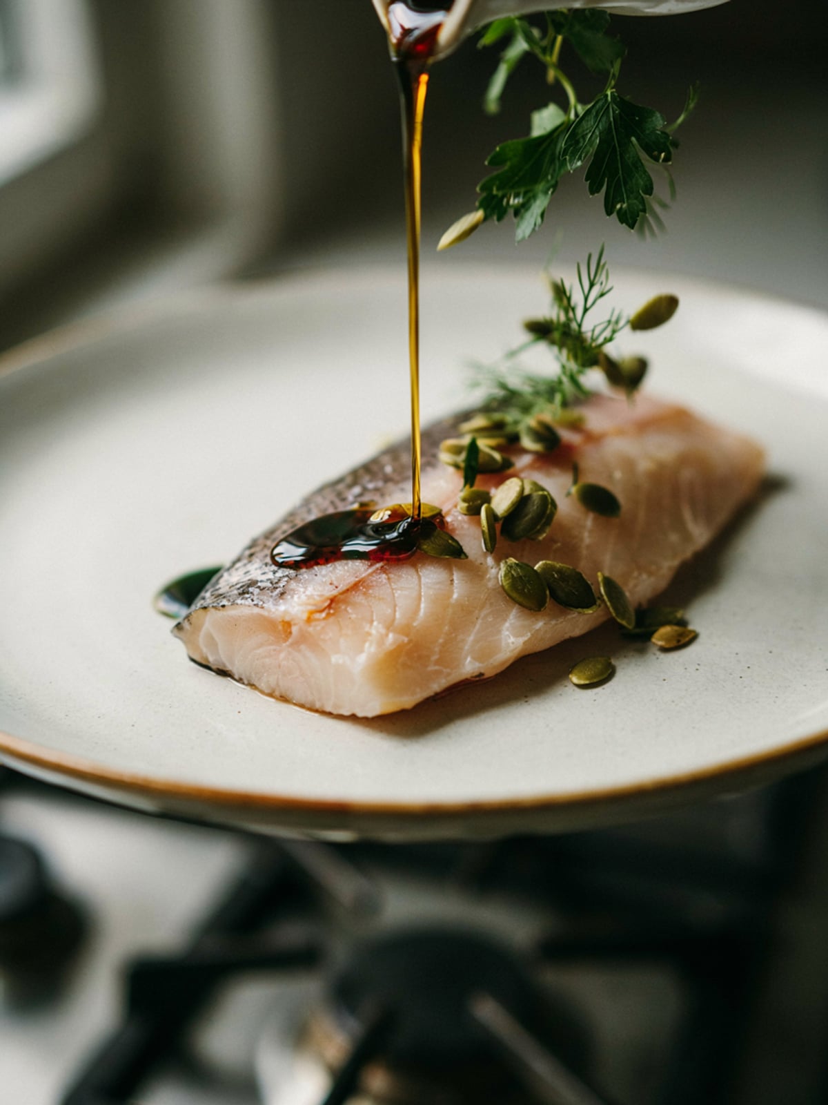 Filete de trucha con aceite de calabaza – galería 3