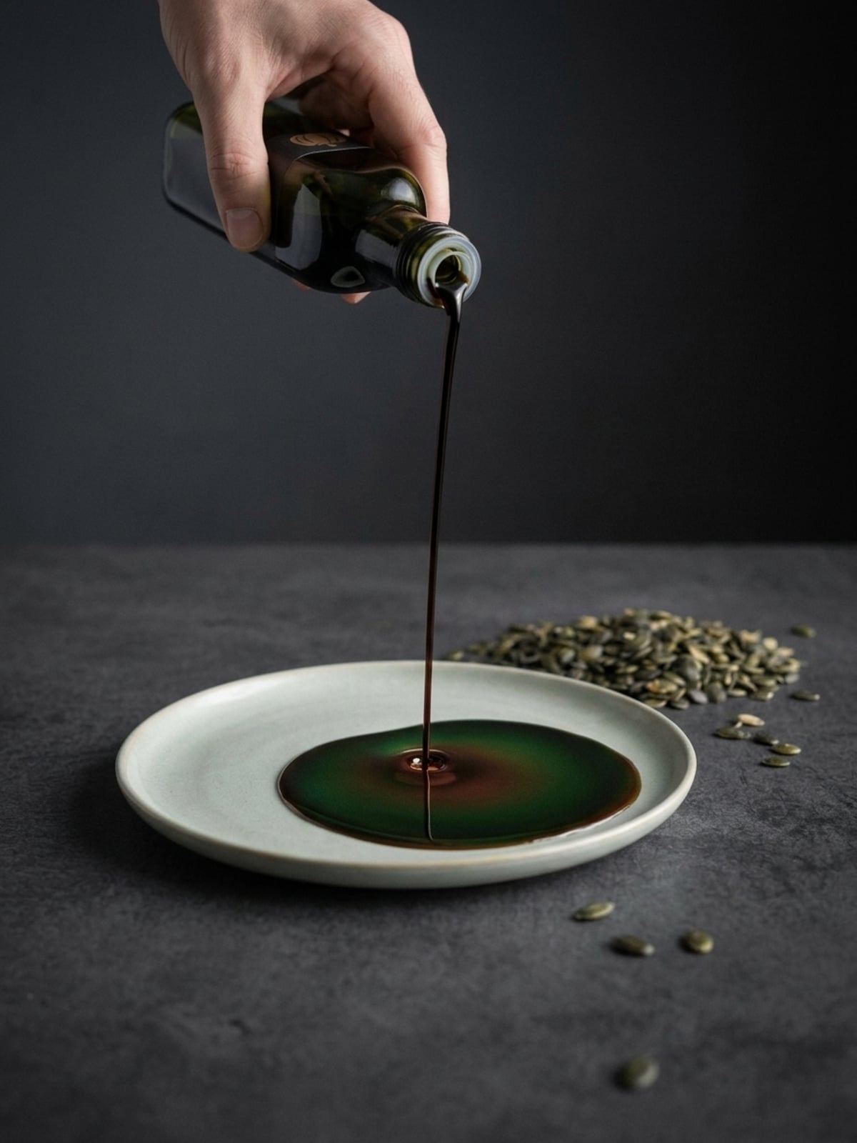 Botella y vertido