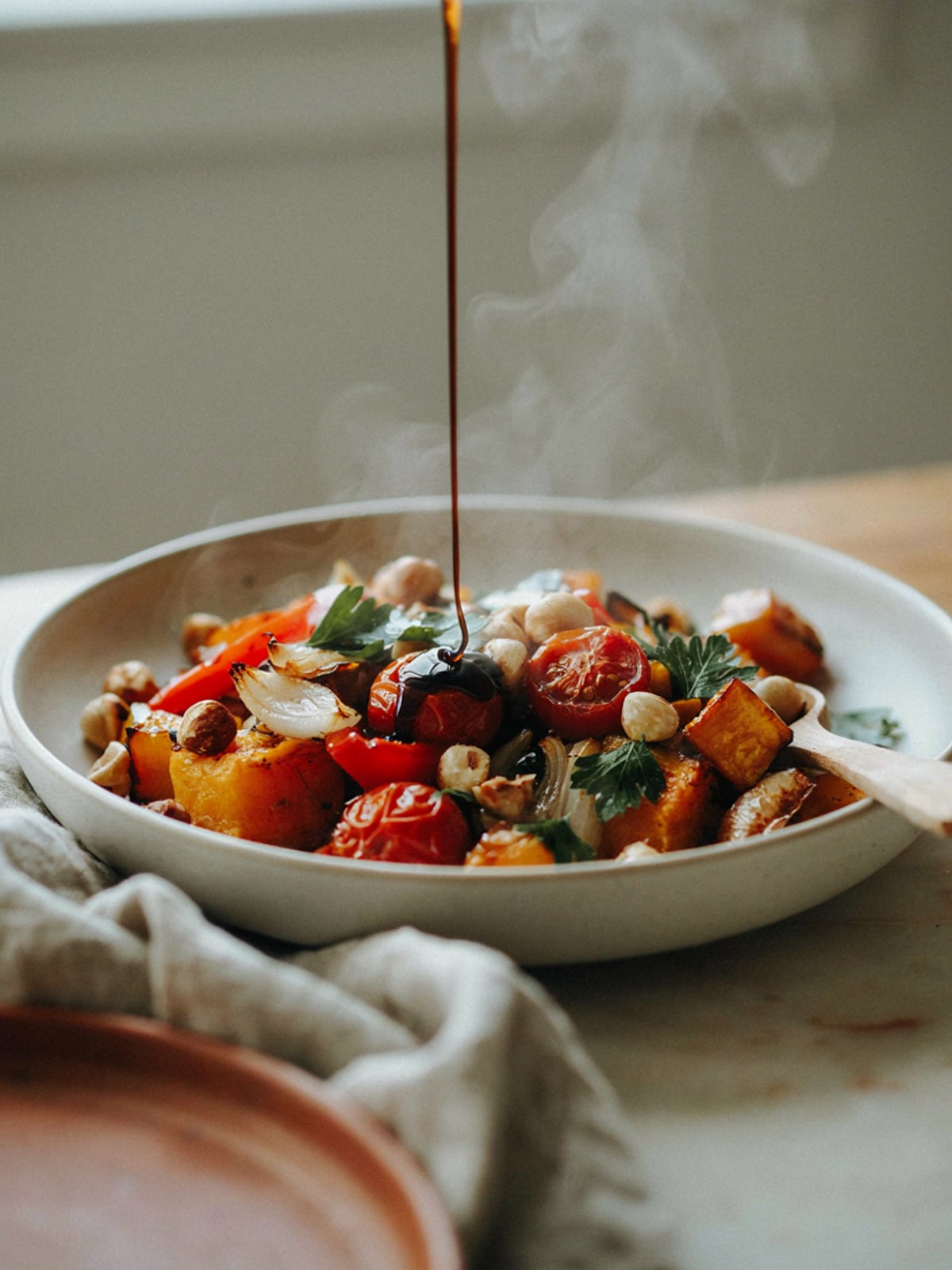 Cocinar con aceite de calabaza