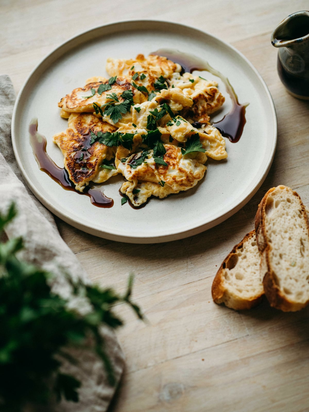 Aceite de calabaza con huevos
